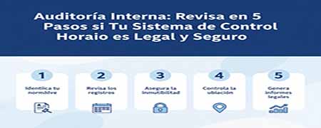 Auditoría Interna: Revisa en 5 Pasos si Tu Sistema de Control Horario es Legal y Seguro