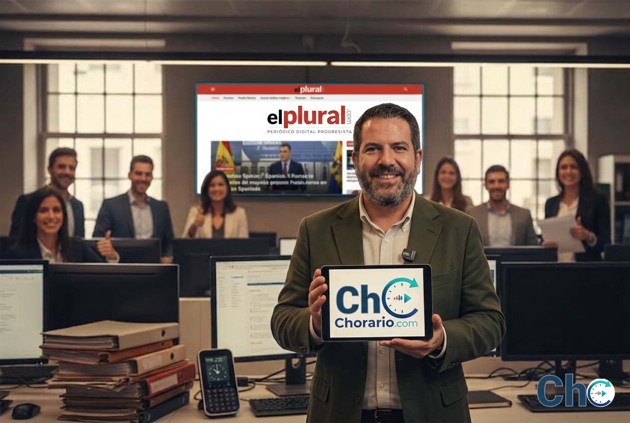 ElPlural.com Confía en chorario.com: Blockchain, IA y un Director Asombrado por el Control Total