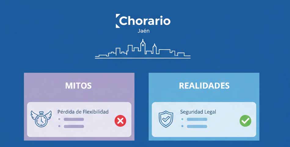 Mitos y Realidades del Control Horario: Desmontamos las 5 Excusas Más Comunes en Jaén